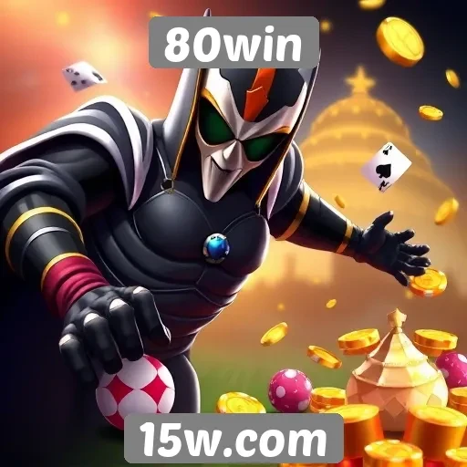 Diversidade de jogos disponíveis no site 80win é notável